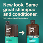 Practical Living 2-in-1 Shampoo and Conditioner for Men, Naturally Derived for daily home and personal routines with hair care