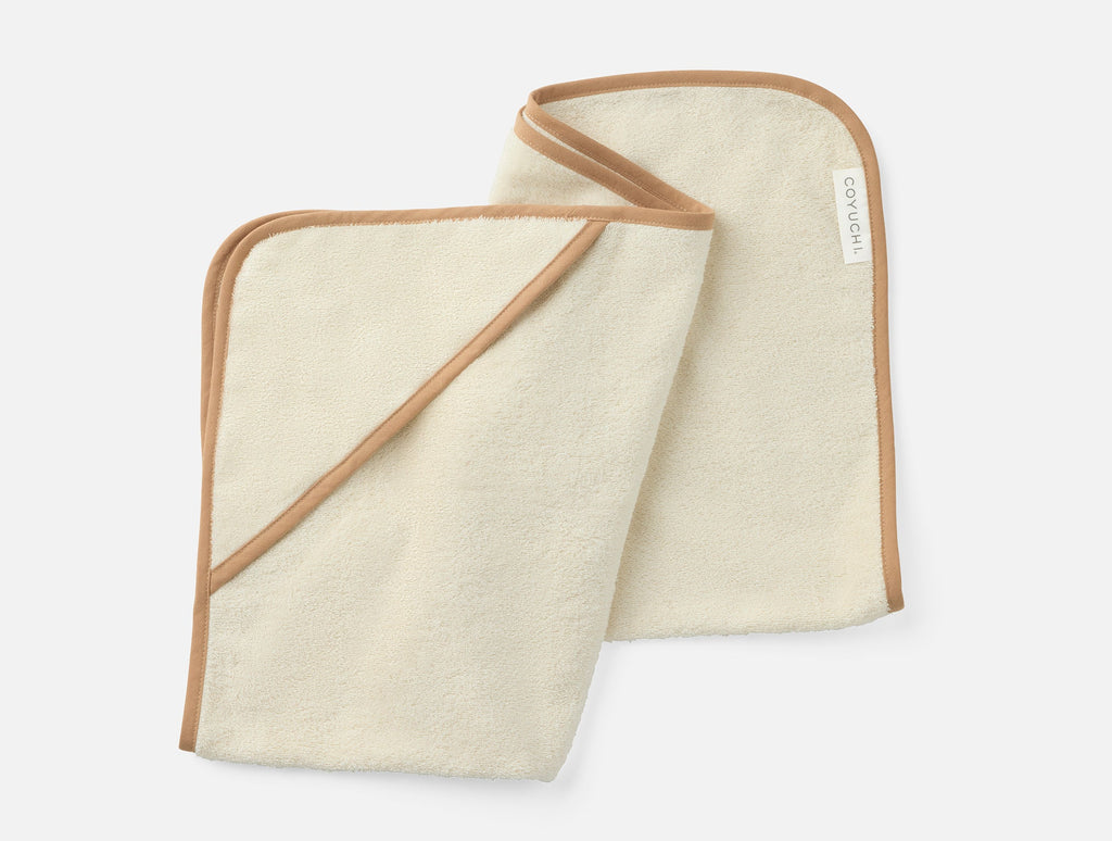 Everyday Home Cloud Loom Organic Baby Hooded Towel and Bath Mitt Set for daily home and personal routines with bath body and hygiene