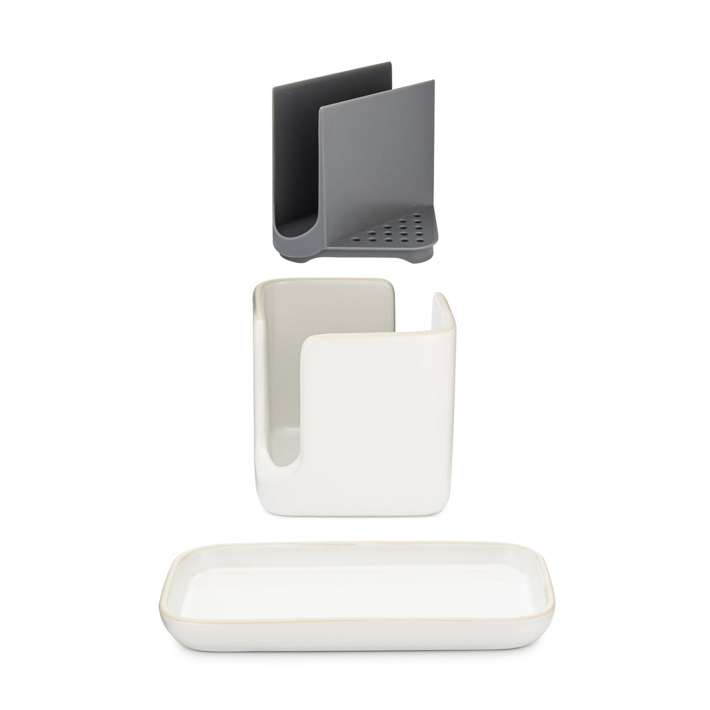 Daily Care Ceramic Sinkside Caddy for daily home and personal routines with general everyday essentials