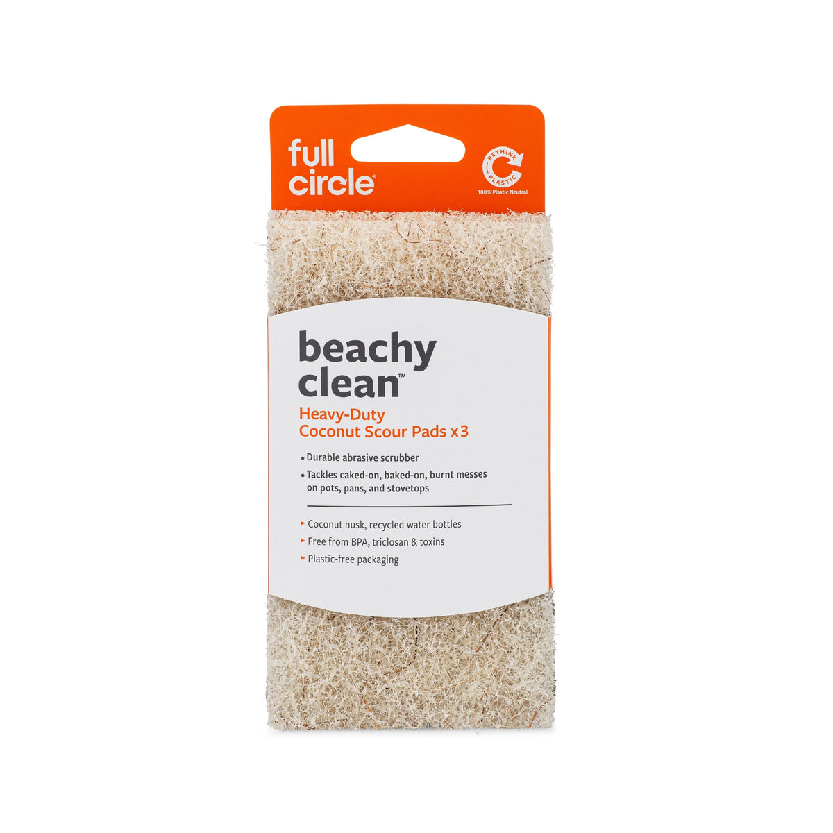 Beachy Clean Heavy Duty Coconut Scour Pads