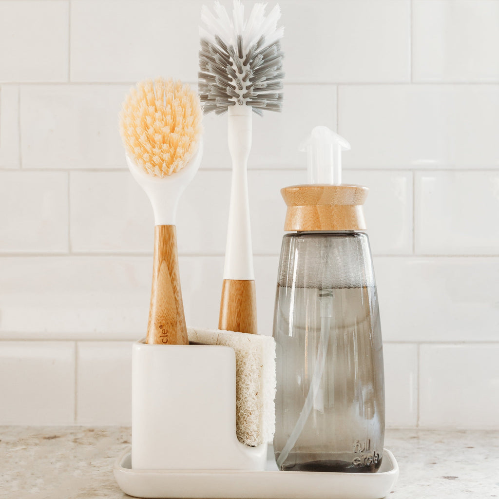 Daily Care Ceramic Sinkside Caddy for daily home and personal routines with general everyday essentials