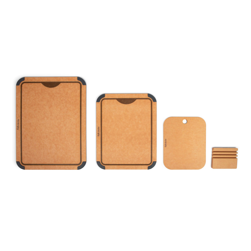 Daily Care Cutting Board Set with Holder for daily home and personal routines with general everyday essentials