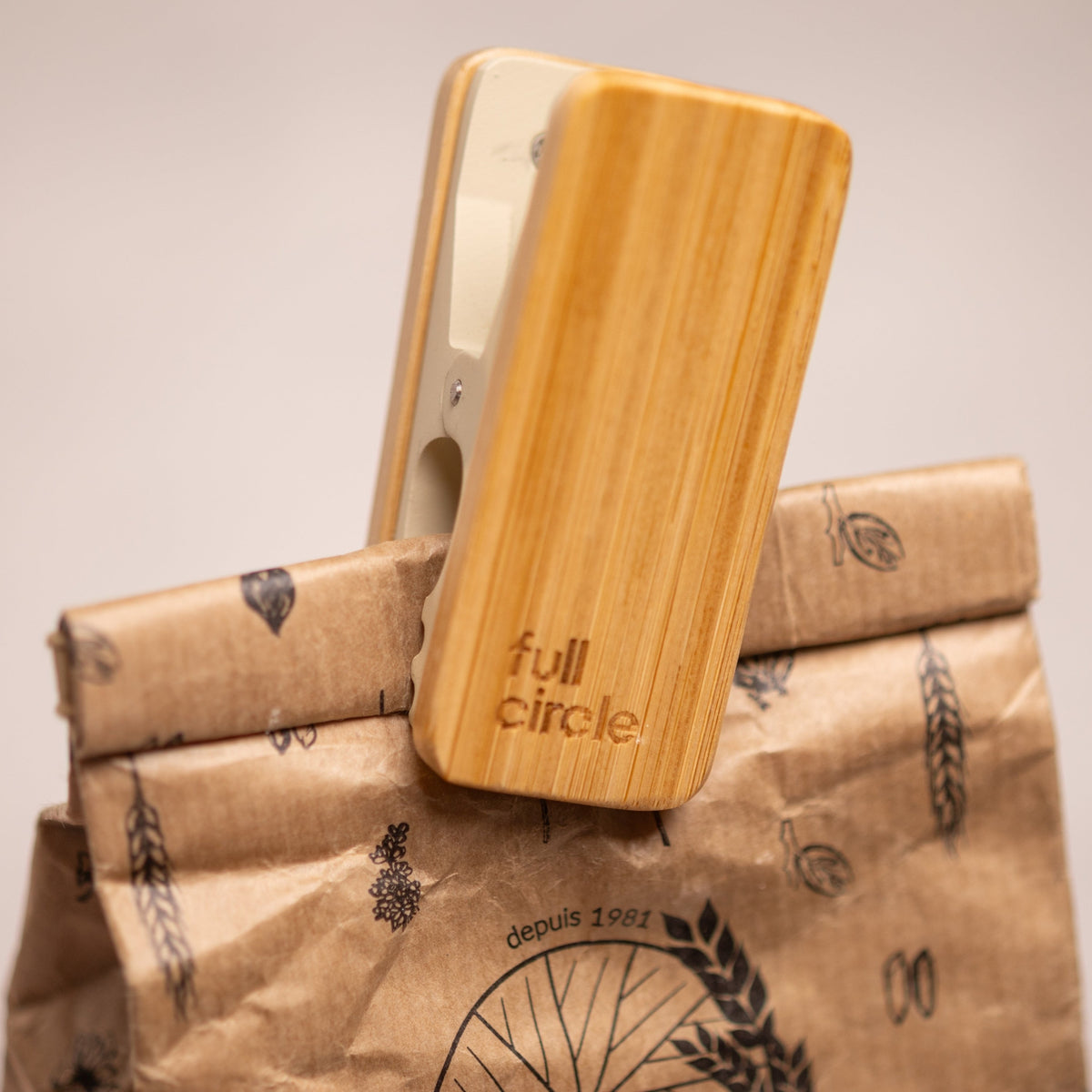 Routine Ready Bamboo Bag Clip for daily home and personal routines with general everyday essentials
