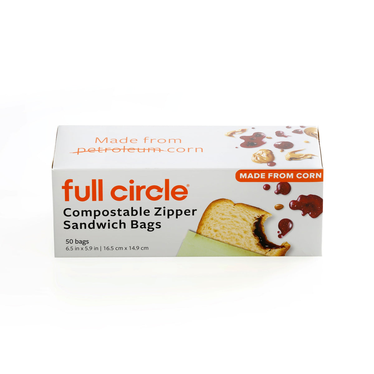 Compostable Zipper Sandwich Bags