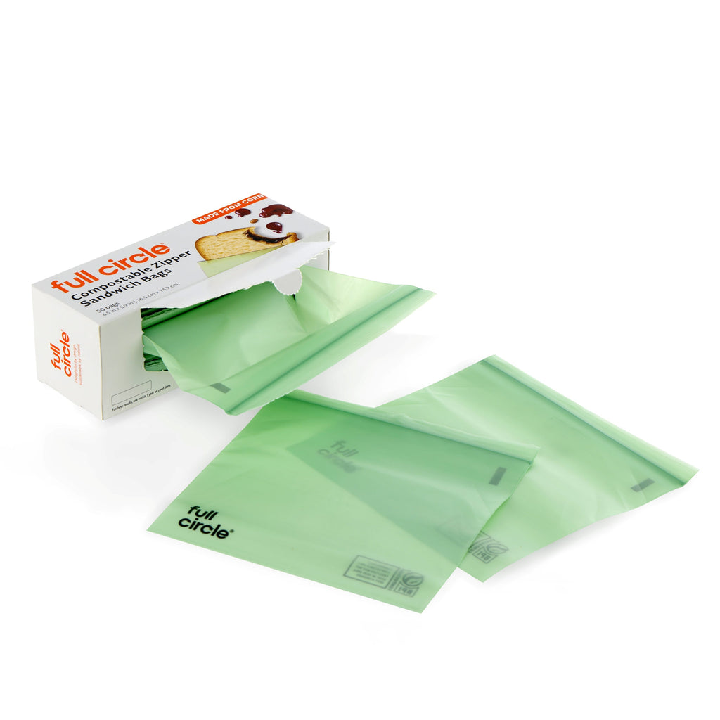 Routine Ready Compostable Zipper Sandwich Bags for daily home and personal routines with cookware food storage and kitchen tools