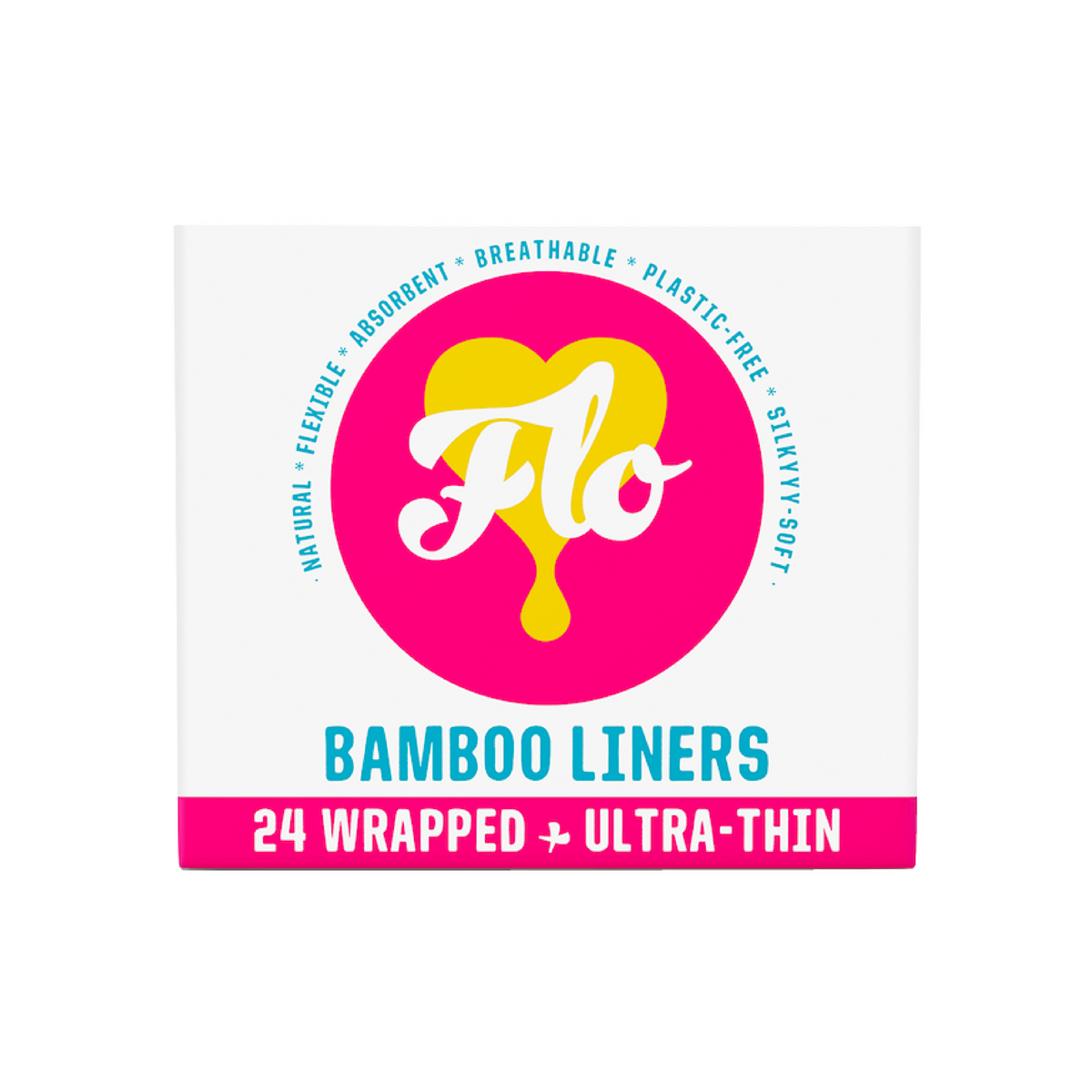 Flo Organic Bamboo Panty Liners (Wrapped)