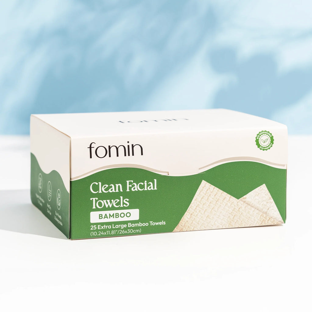 Routine Ready Clean Bamboo Facial Towels for daily home and personal routines with facial skin and sun care