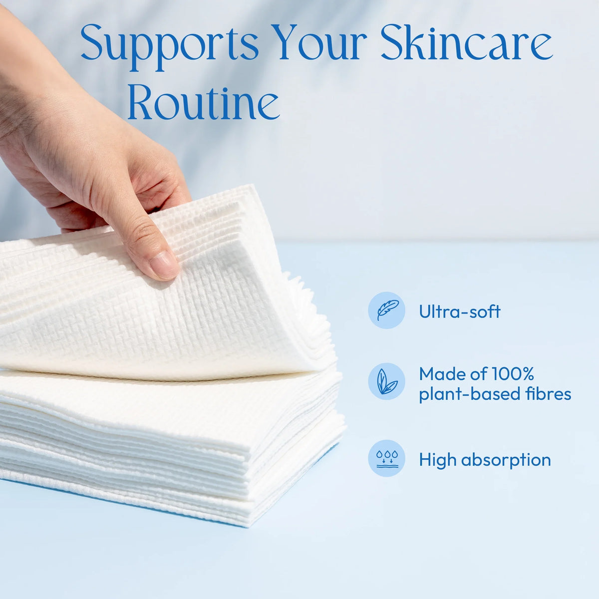 Everyday Home Clean Facial Towels, Fragrance included for daily home and personal routines with facial skin and sun care
