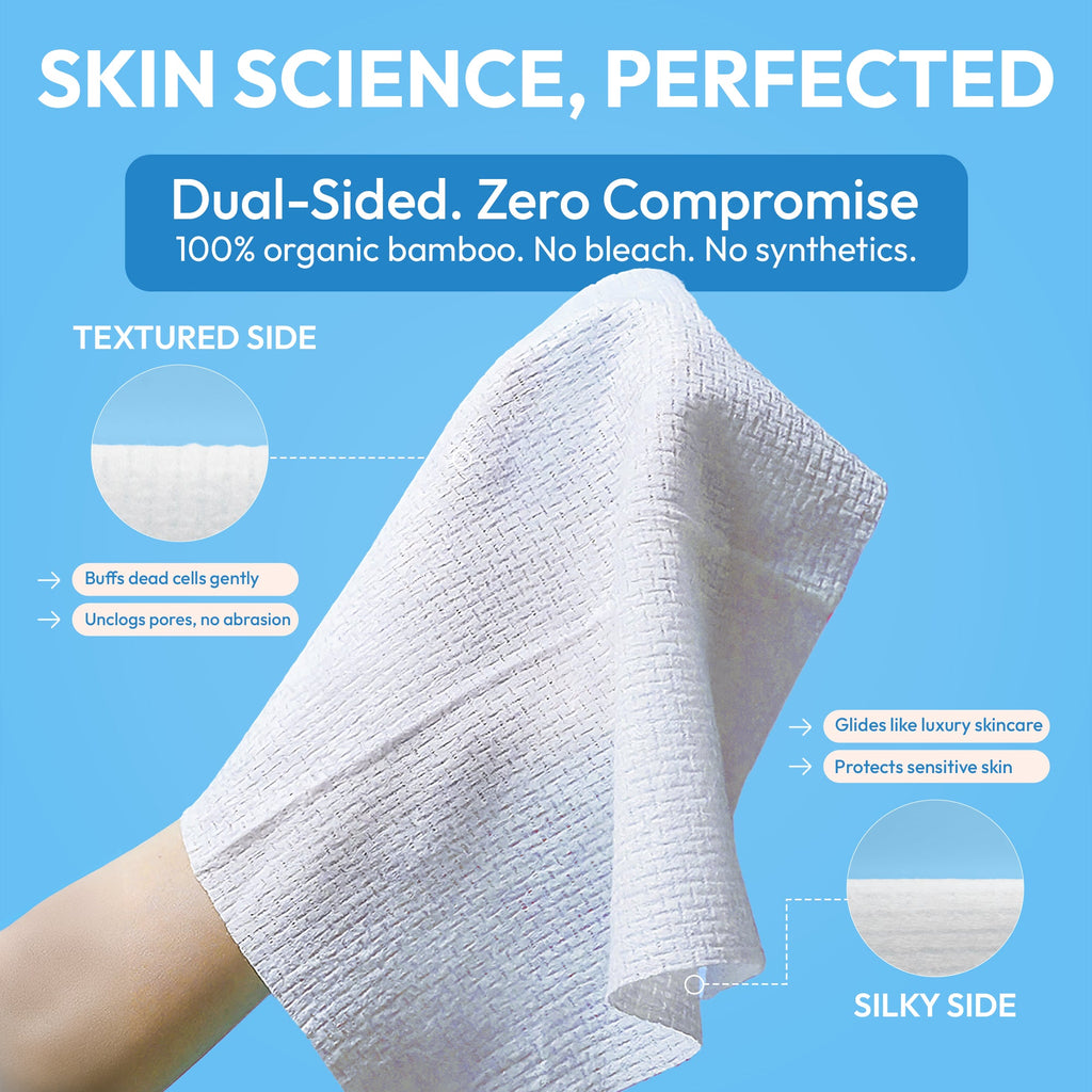 Everyday Home Clean Facial Towels, Fragrance included for daily home and personal routines with facial skin and sun care