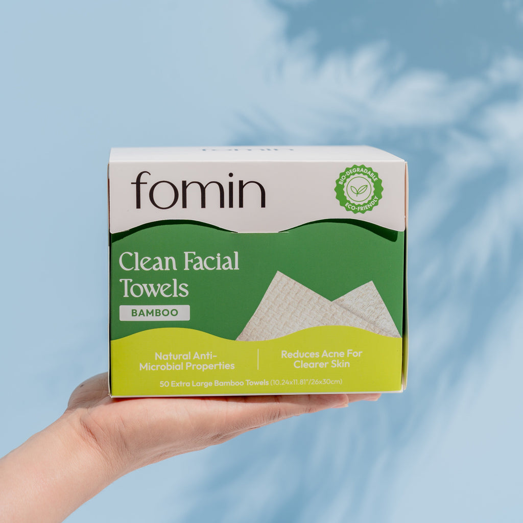 Routine Ready Clean Bamboo Facial Towels for daily home and personal routines with facial skin and sun care