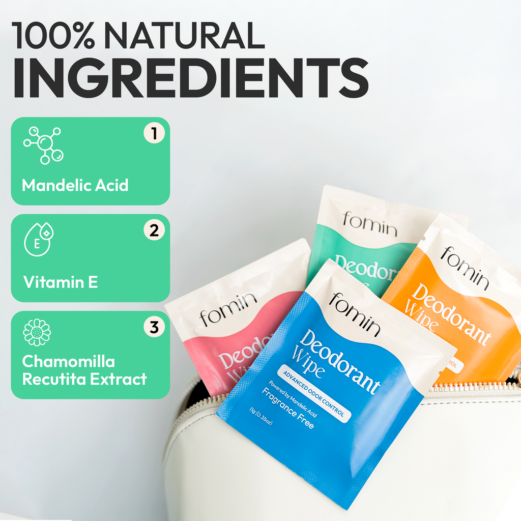 Everyday Home Deodorant Wipes with AHA for daily home and personal routines with bath body and hygiene