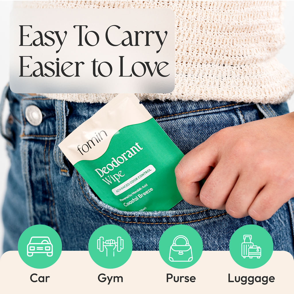 Everyday Home Deodorant Wipes with AHA for daily home and personal routines with bath body and hygiene