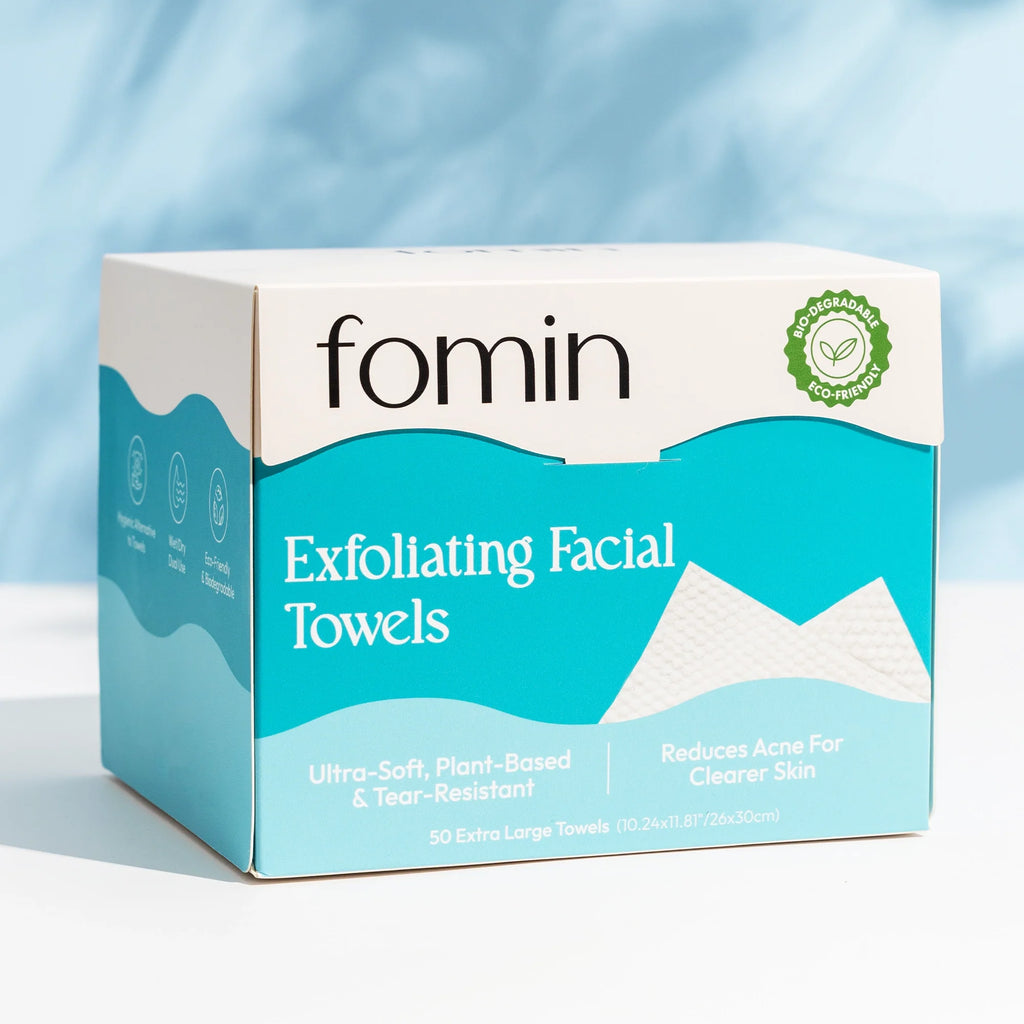 Practical Living Exfoliating Facial Towels for daily home and personal routines with facial skin and sun care