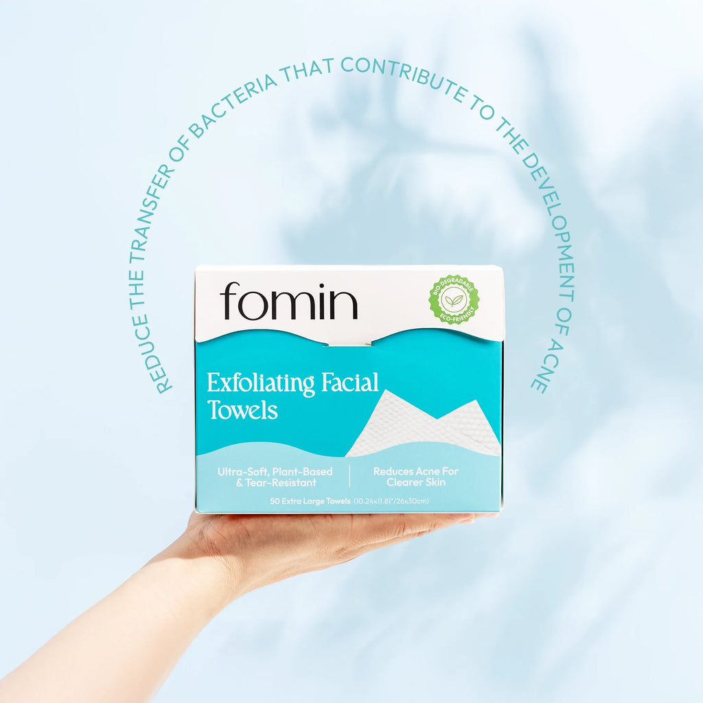 Practical Living Exfoliating Facial Towels for daily home and personal routines with facial skin and sun care