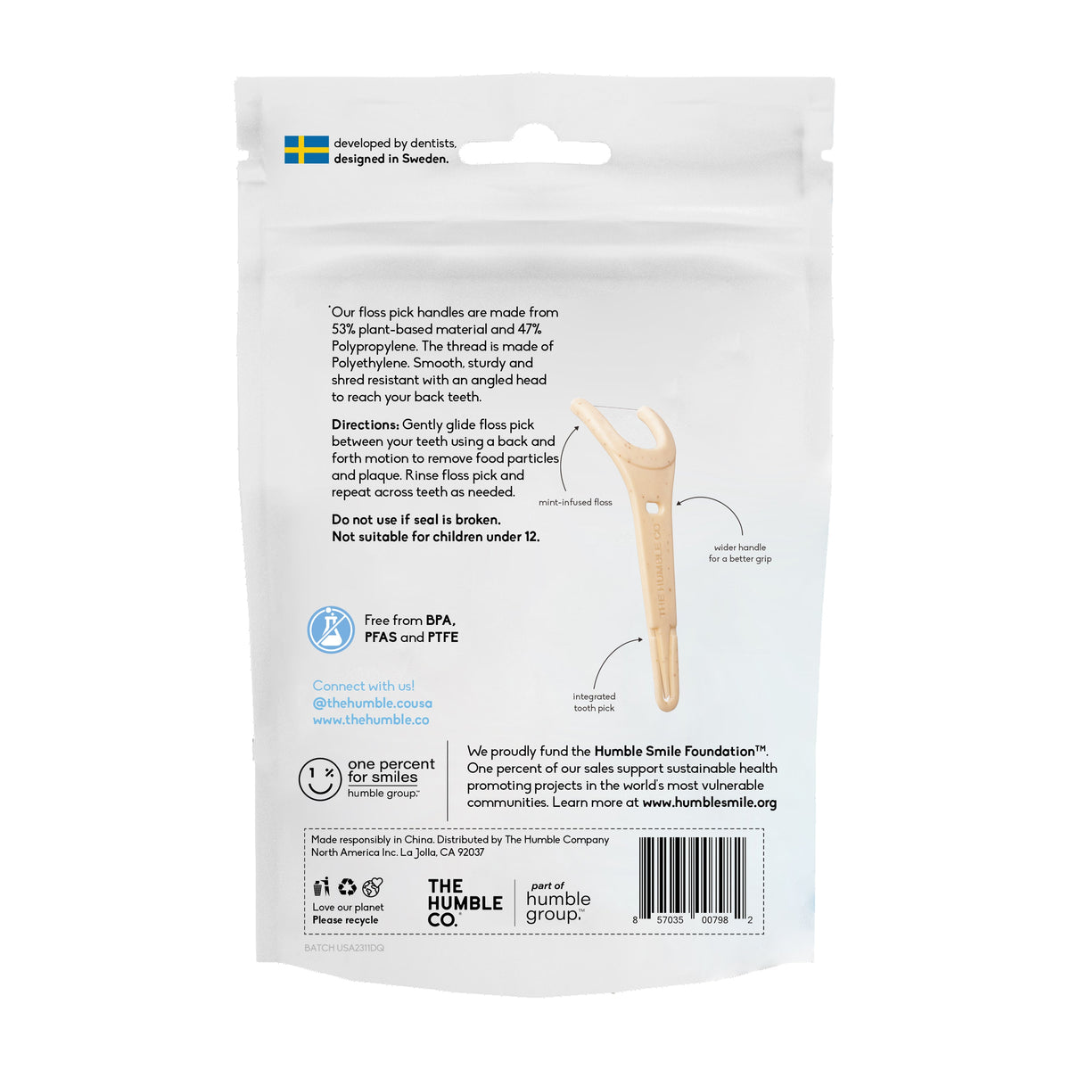 Daily Care Dental Floss Picks Molar for daily home and personal routines with oral care