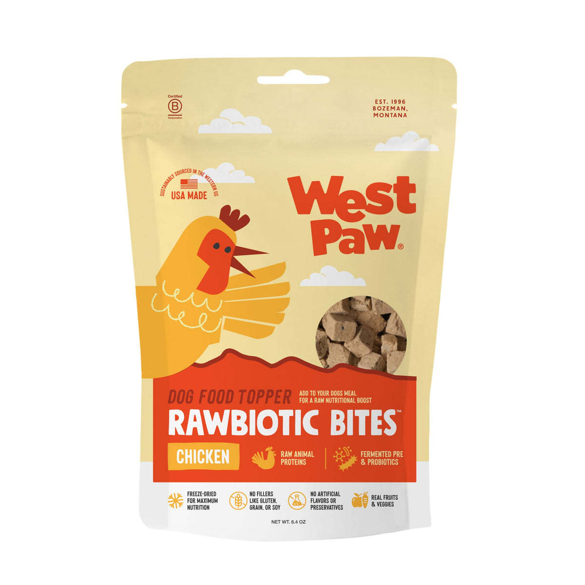 Chicken Rawbiotic Bites Dog Food Topper