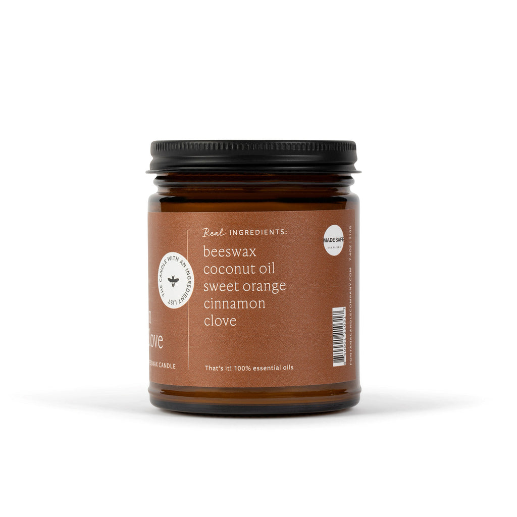 Daily Care Glass Jar Candle - Beeswax and Coconut Oil for daily home and personal routines with home organization and everyday goods