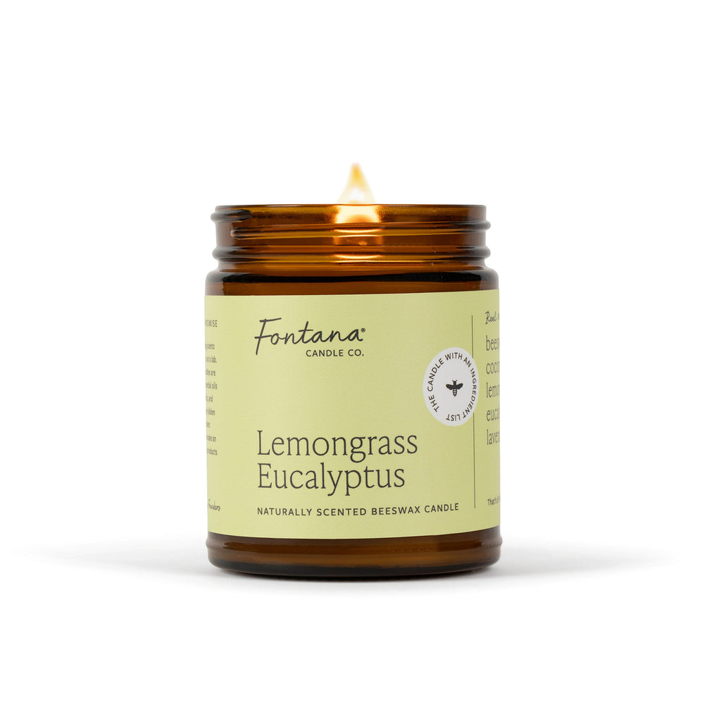 Daily Care Glass Jar Candle - Beeswax and Coconut Oil for daily home and personal routines with home organization and everyday goods