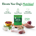 Home Essentials Grandma Ada s Turkey and Yams Human-Grade Dog Meal, Mixer or Meal Topper, 9 oz Pouch - Single for daily home and personal routines with pet care treats and accessories