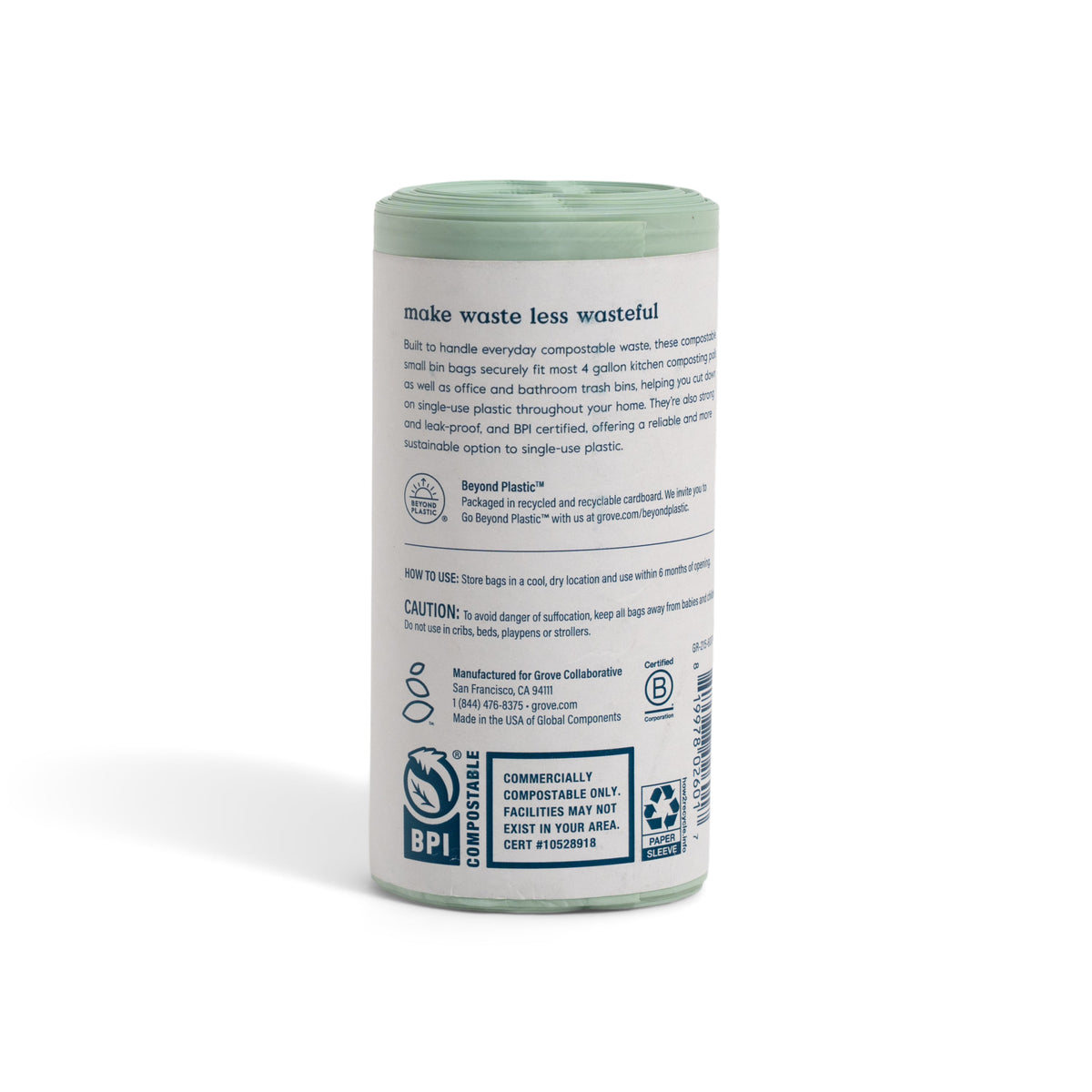 Routine Ready Compostable Food Scrap Bags for daily home and personal routines with cleaning laundry and paper products