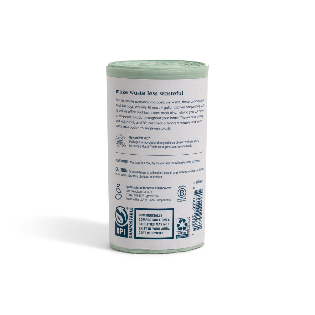 Daily Care Compost Bin Bags for daily home and personal routines with cleaning laundry and paper products