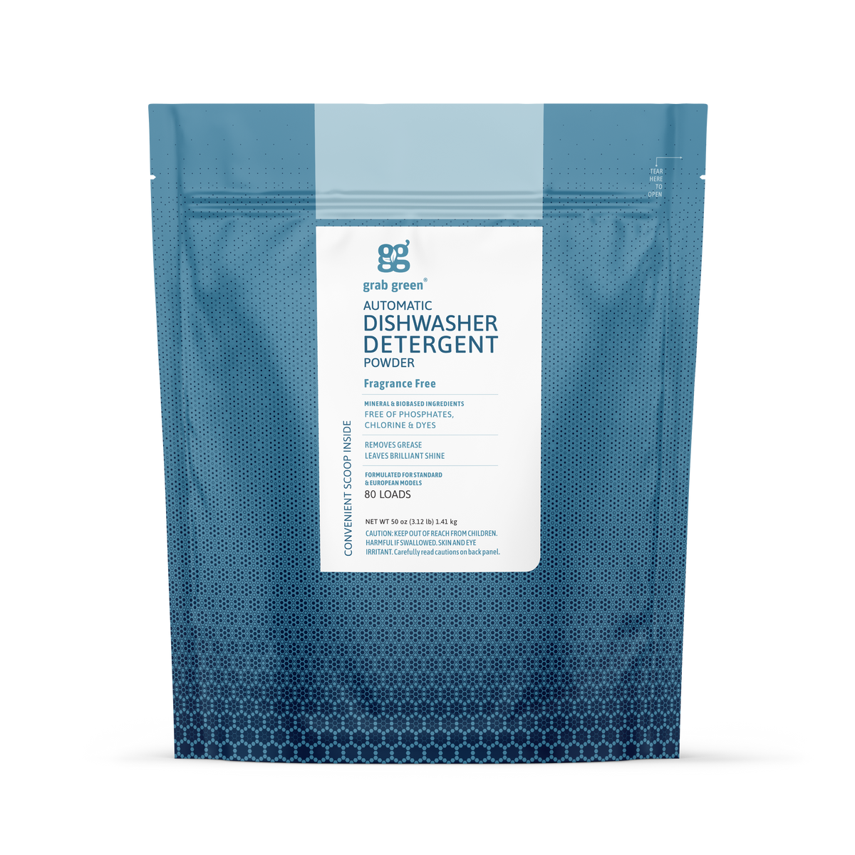 Automatic Dishwashing Detergent Powder - Fragrance Free