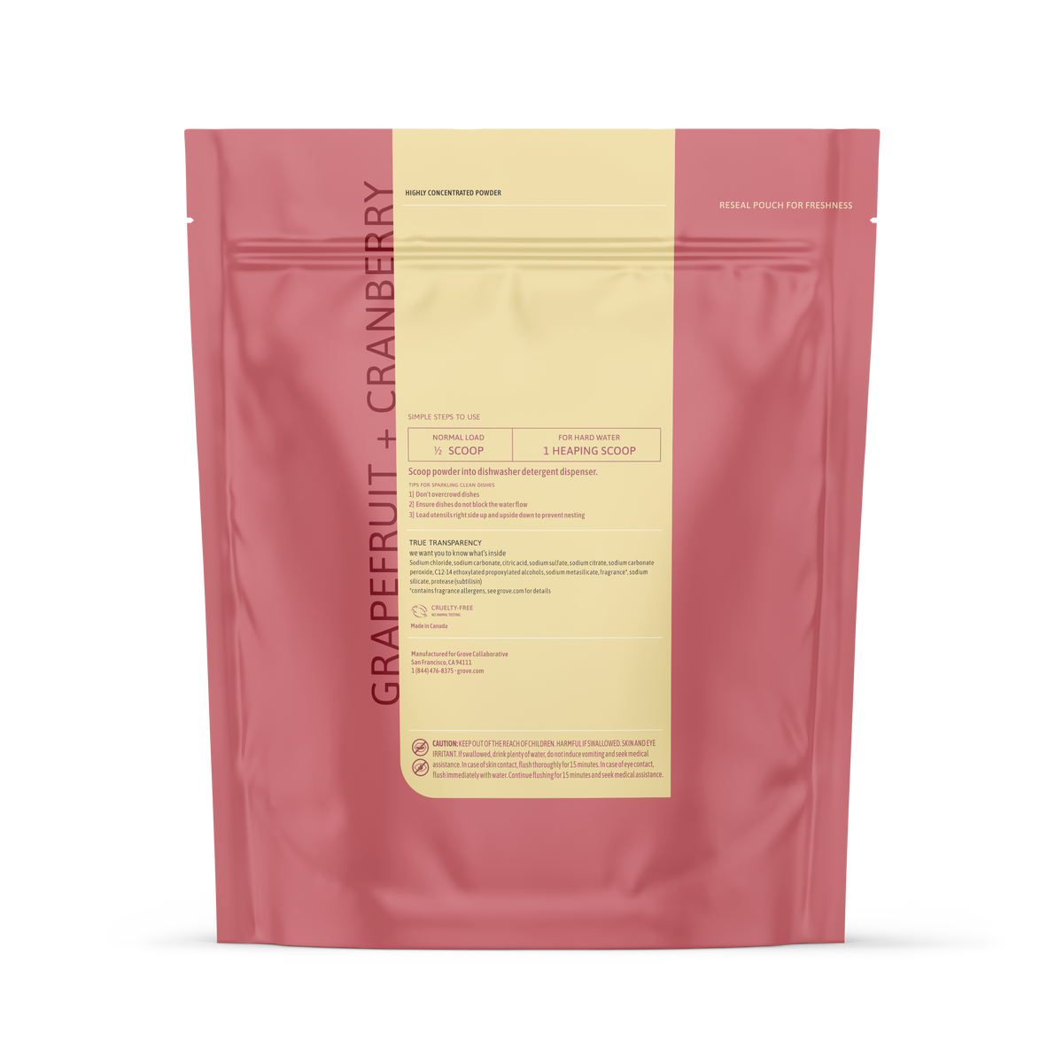 Everyday Home Automatic Dishwashing Detergent Powder - Grapefruit with Cranberry for daily home and personal routines with cleaning laundry and paper products