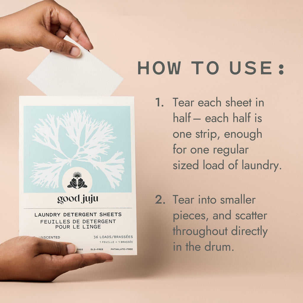 Home Essentials Laundry Detergent Sheets - Super-Concentrated for daily home and personal routines with cleaning laundry and paper products