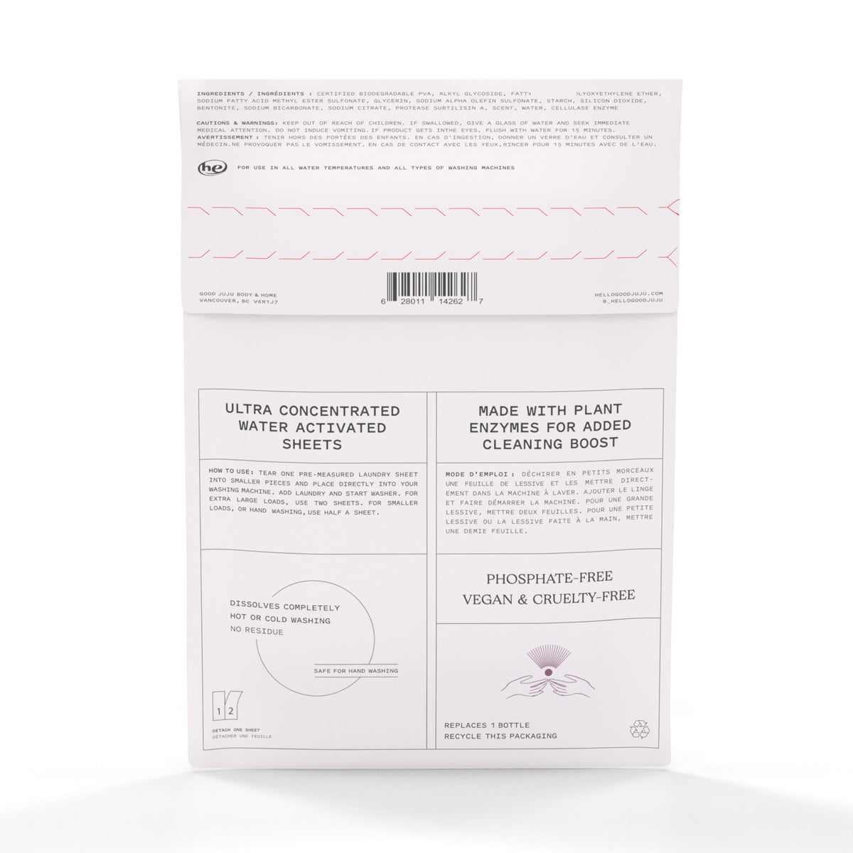 Home Essentials Laundry Detergent Sheets - Super-Concentrated for daily home and personal routines with cleaning laundry and paper products