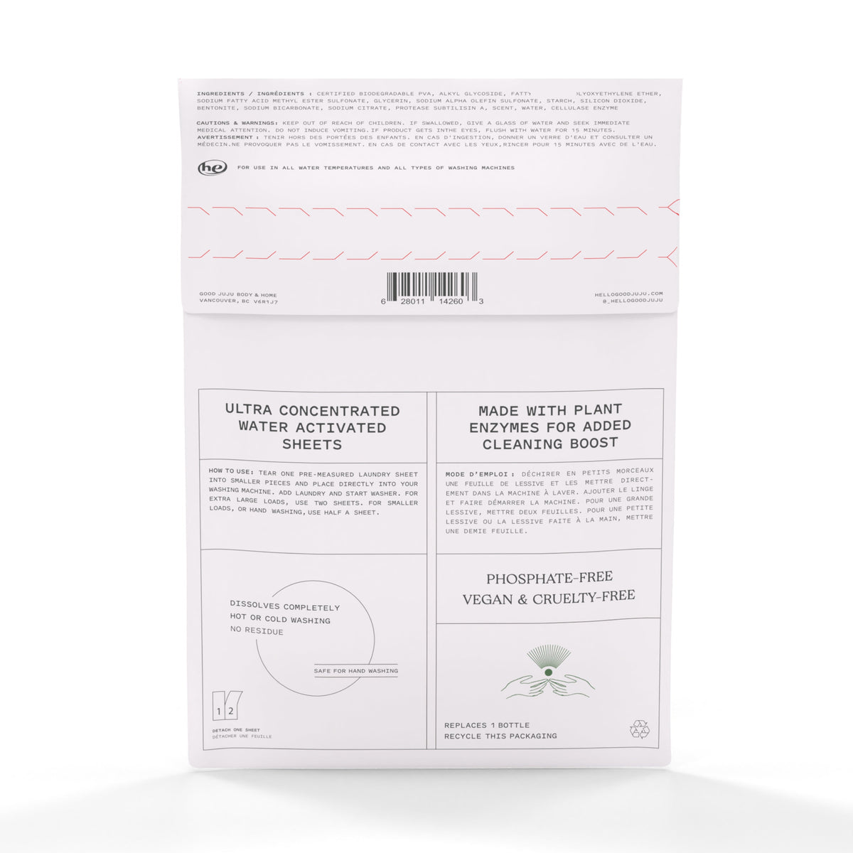 Home Essentials Laundry Detergent Sheets - Super-Concentrated for daily home and personal routines with cleaning laundry and paper products