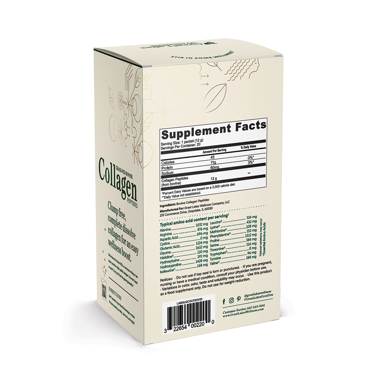 Routine Ready Bovine Collagen Peptides Dissolvable Powder Sticks for daily home and personal routines with general everyday essentials