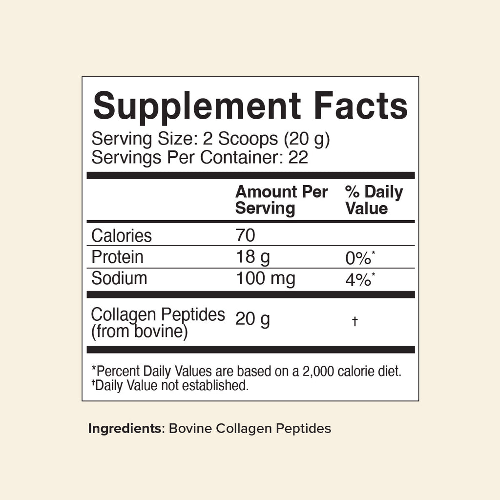Daily Care Bovine Collagen Peptides Powder, Unflavored for daily home and personal routines with general everyday essentials