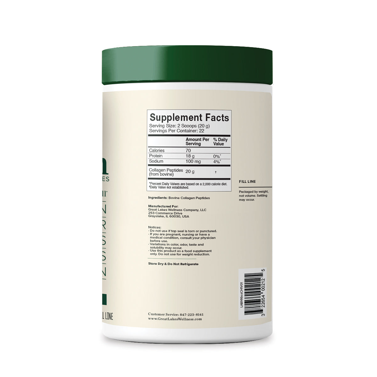 Daily Care Bovine Collagen Peptides Powder, Unflavored for daily home and personal routines with general everyday essentials