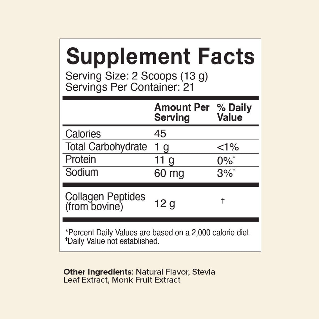 Everyday Home Bovine Collagen Peptides Powder, Flavored for daily home and personal routines with general everyday essentials