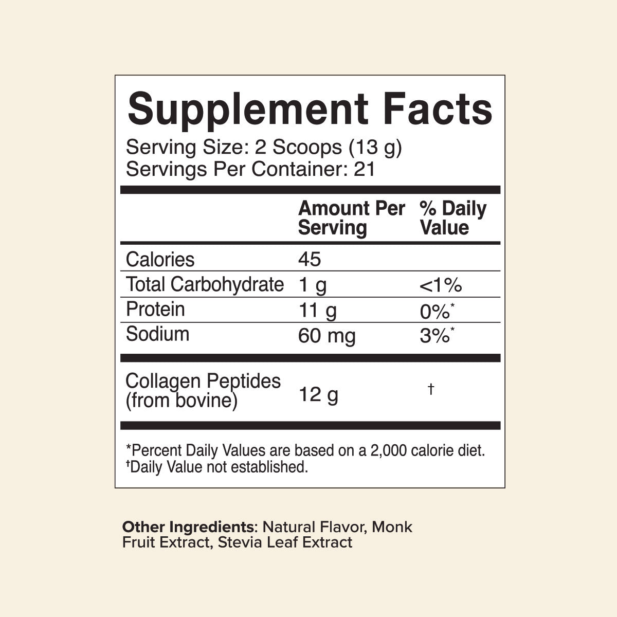 Everyday Home Bovine Collagen Peptides Powder, Flavored for daily home and personal routines with general everyday essentials