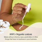 Home Essentials Applicator included Tampons - fully Organic Cotton for daily home and personal routines with pet care treats and accessories