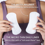 Daily Care Invisi-feel Daily Liner, Micro Thin for daily home and personal routines with bath body and hygiene