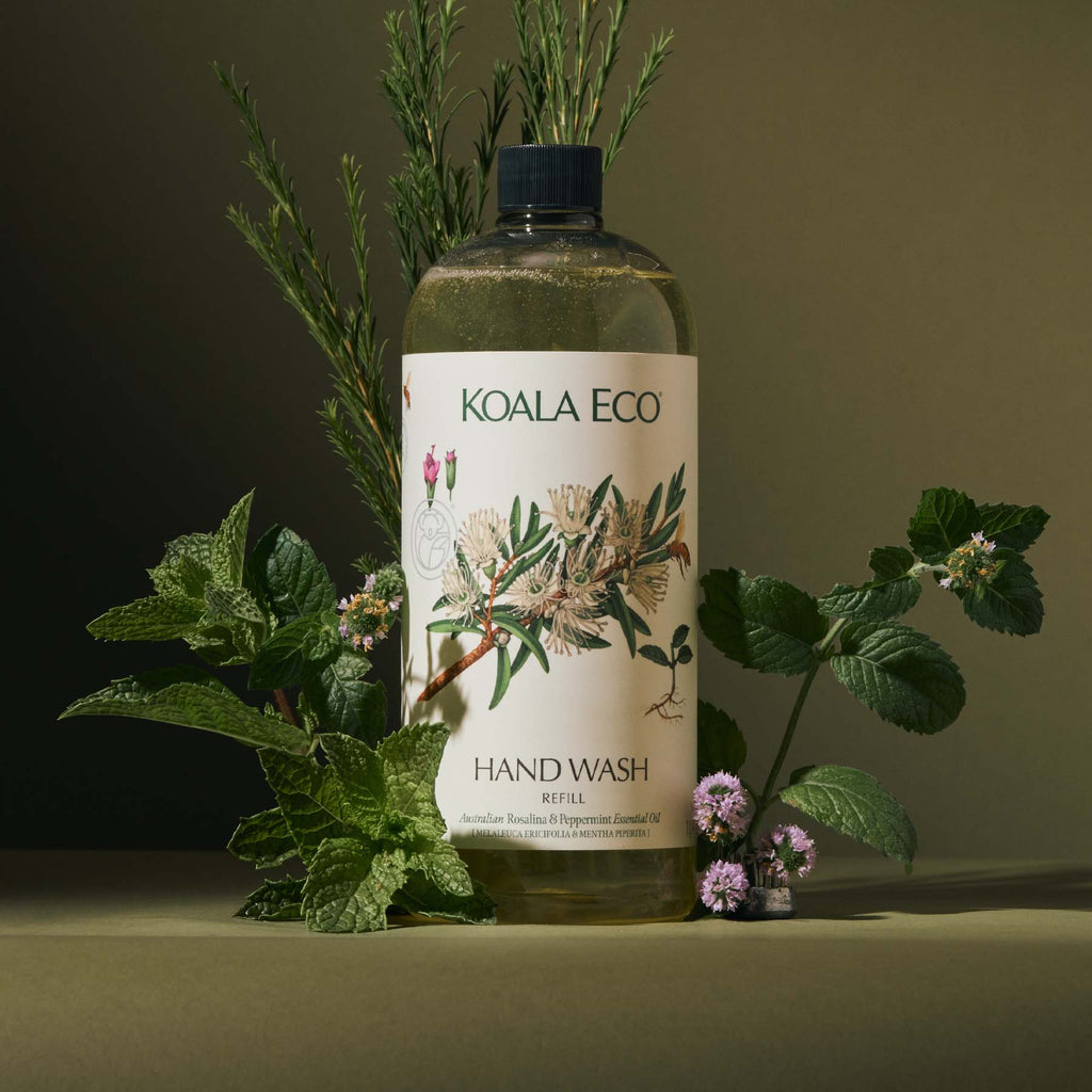 Home Essentials Hand Wash Refill - Rosalina and Peppermint for daily home and personal routines with bath body and hygiene
