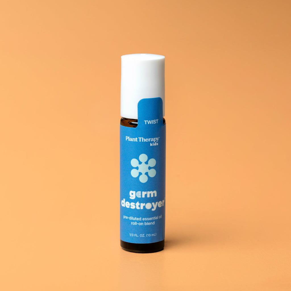 Daily Care Germ Destroyer Roll-On - Pre-Diluted Essential Oil Blend for daily home and personal routines with pantry foods and beverages