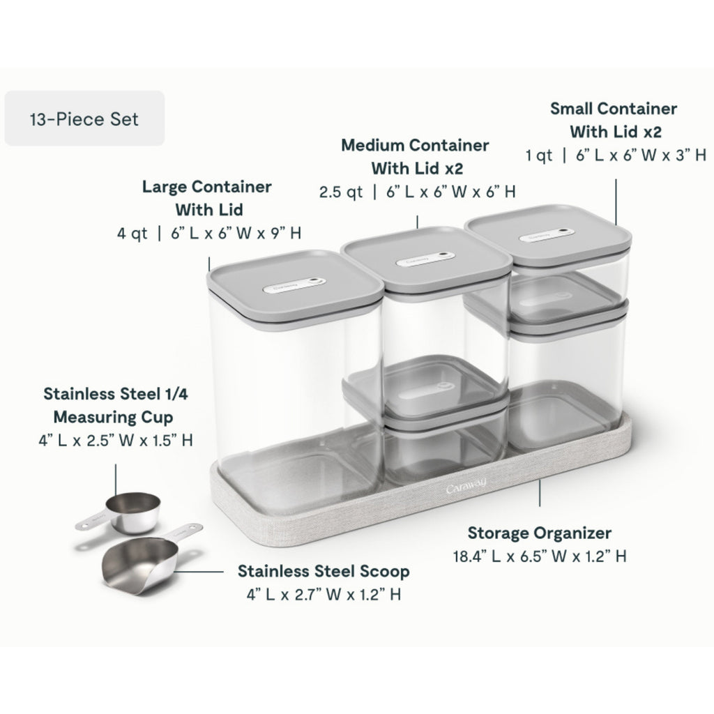 Routine Ready Glass Airtight Container Set for daily home and personal routines with cookware food storage and kitchen tools