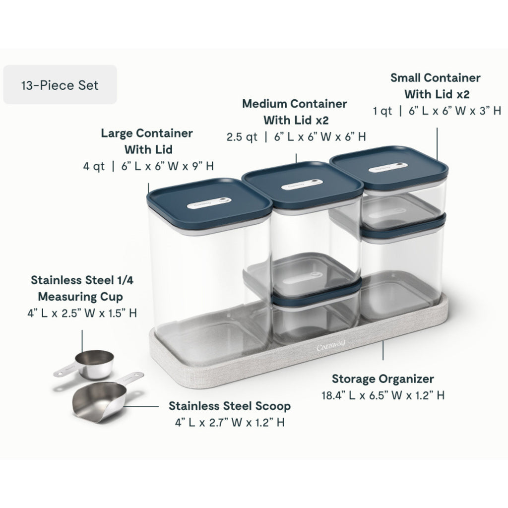 Routine Ready Glass Airtight Container Set for daily home and personal routines with cookware food storage and kitchen tools