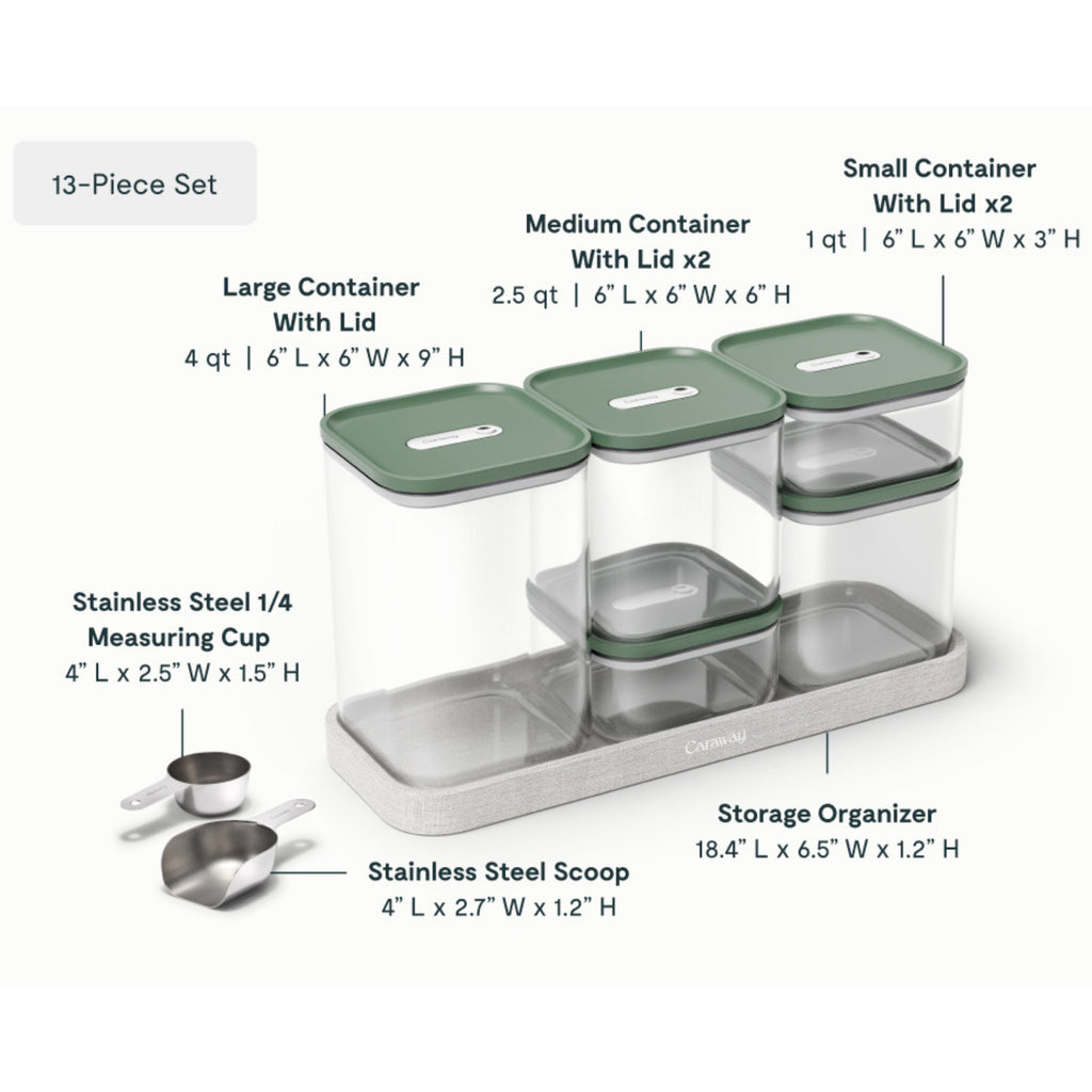 Routine Ready Glass Airtight Container Set for daily home and personal routines with cookware food storage and kitchen tools
