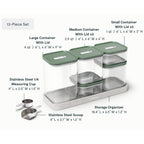 Routine Ready Glass Airtight Container Set for daily home and personal routines with cookware food storage and kitchen tools