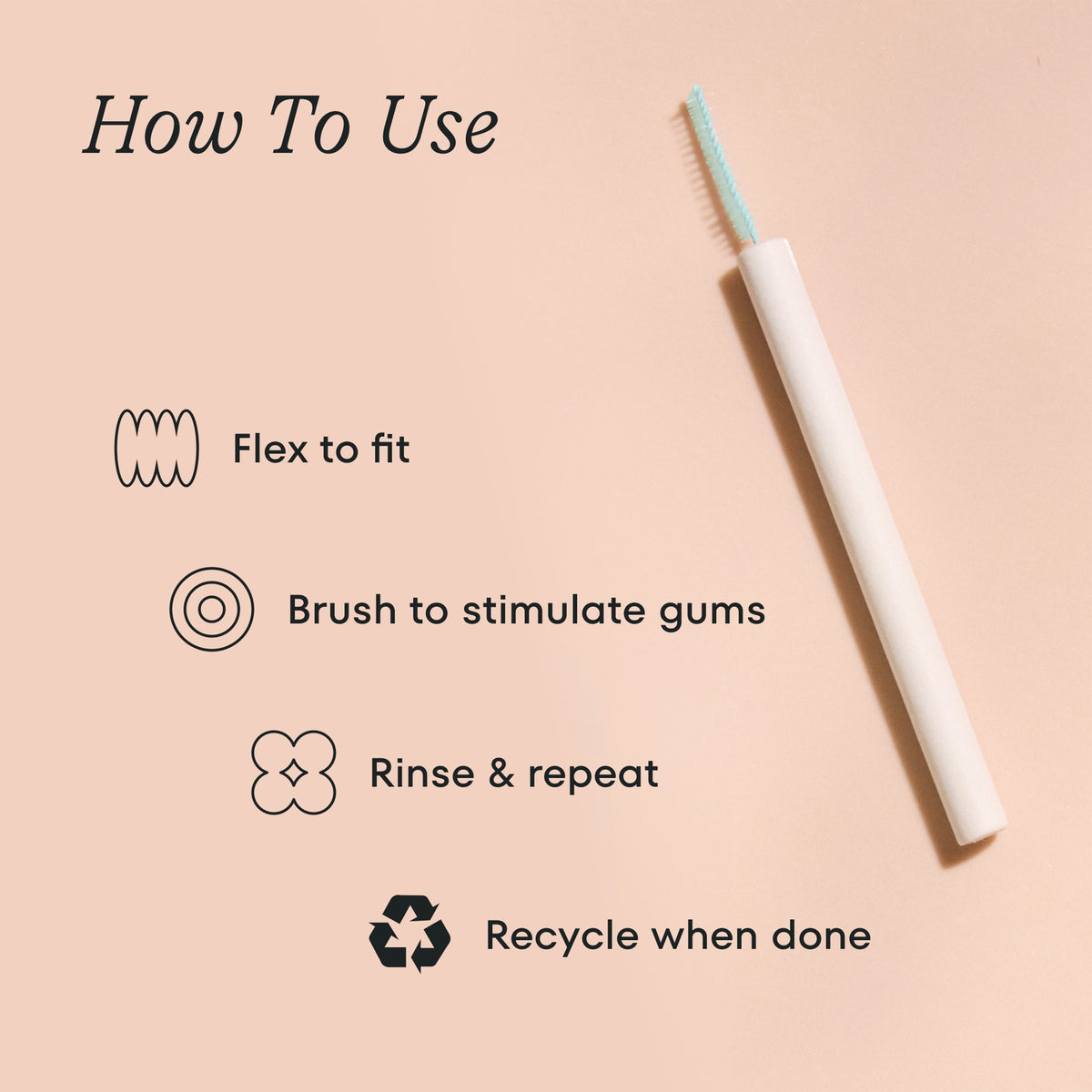 Home Essentials Great Gums Brush for daily home and personal routines with oral care