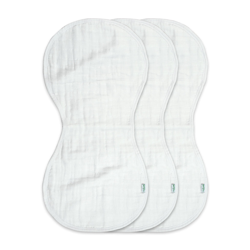 100% Certified Organic Cotton Muslin Burp Cloths