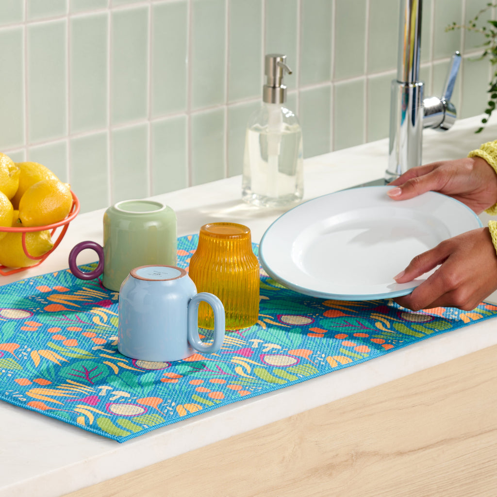 Practical Living Dish Drying Mat for daily home and personal routines with general everyday essentials