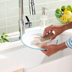 Practical Living Heavy-Duty Agave Scrubber Sponges for daily home and personal routines with cleaning laundry and paper products