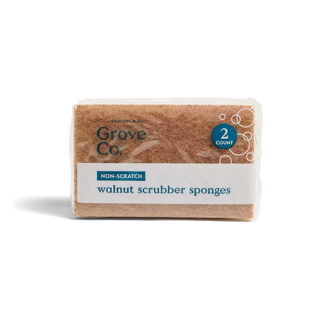 Everyday Home Gentle Walnut Scrubber Sponges for daily home and personal routines with cleaning laundry and paper products