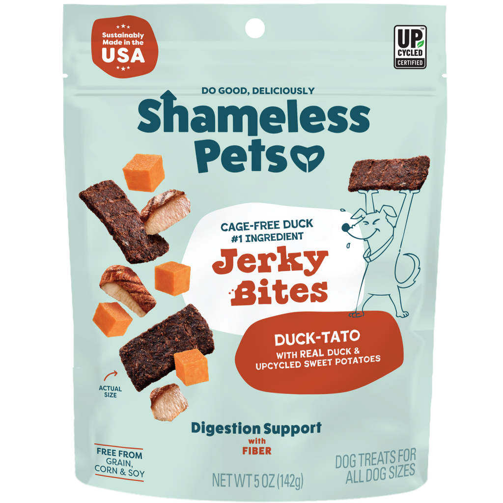 Routine Ready Duck-Tato Bite Sized Jerky Dog Treats for daily home and personal routines with pet care treats and accessories