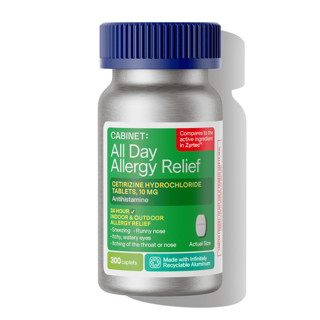 All Day Allergy Relief Caplets - Cetirizine HCl 10mg
